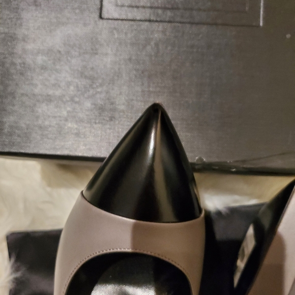 Saint laurent Janis two tone cap pump - Picture 8 of 14